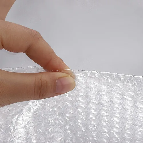 Vista 4 de 1 rollo de 30.5 cm x 10.97 m de envoltura de burbujas de nylon perforada para cajas de mudanza, suministros de acolchado para envío Wanguagua
