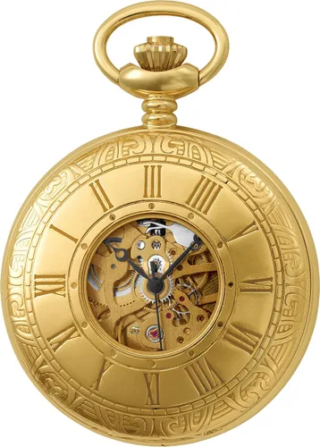Vista 4 de Charles-Hubert, reloj de bolsillo mecánico chapado en oro Paris, Oro, Mecánico