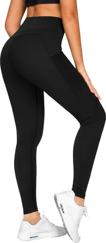 Vista 11 de Malla Queenieke 8030 de yoga, para correr, leggings con color combinado, para mujer