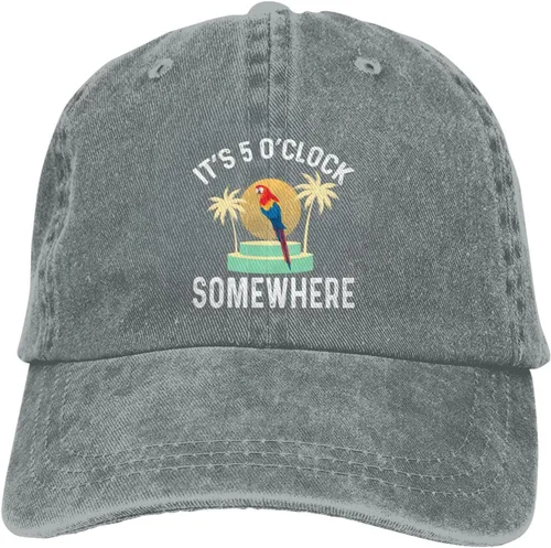 Vista 18 de Philysonic 5 Oclock Somewhere Hat It is 5 Oclock Somewhere Hat Gorra de béisbol para mujer, gorra de moda