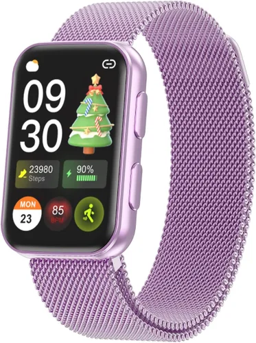 Vista 9 de MorePro Reloj de salud y actividad física con monitor de oxígeno en sangre y monitor de frecuencia cardíaca y presión arterial 24/7, monitor