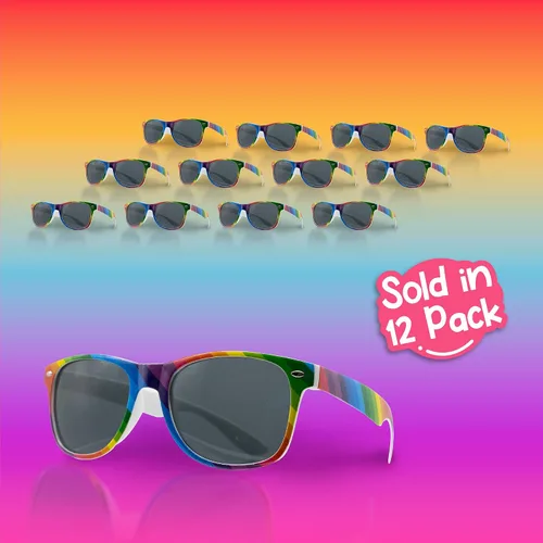 Vista 11 de Windy City Novelties Paquete de 12 gafas de sol retro