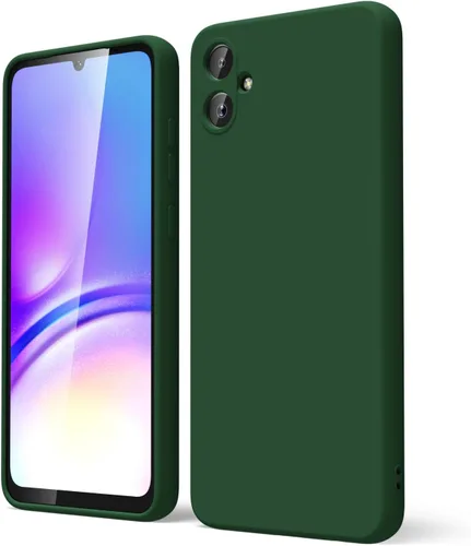 Vista 18 de oakxco Funda para teléfono Samsung Galaxy A12 con agarre de silicona líquida, linda delgada fina suave cubierta de gel de goma TPU lisa para mujeres