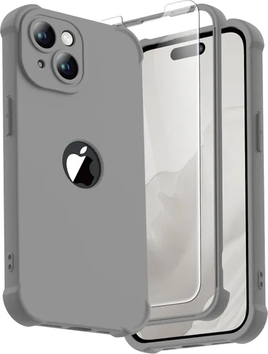 Vista 116 de ORETECH Funda para iPhone 11, con [2 protectores de pantalla de vidrio templado] [prueba de caídas de grado militar de 10 pies]
