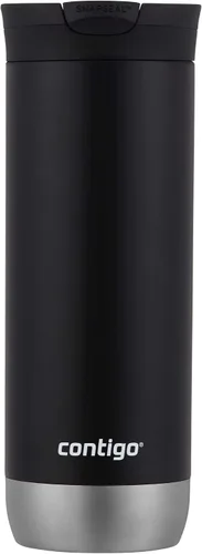 Vista 6 de Contigo Taza de viaje Huron con tapón de rosca, taza de acero inoxidable