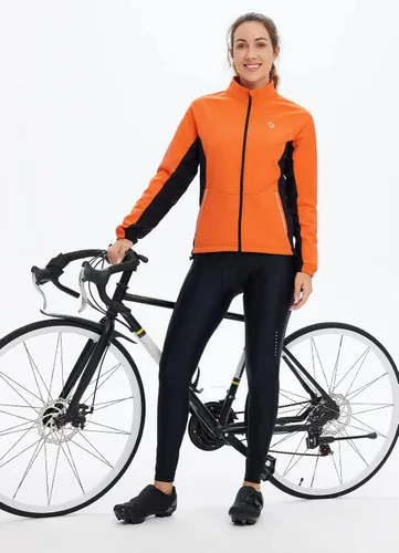 Vista 5 de BALEAF Chaqueta térmica de invierno para mujer, resistente al viento, al agua, softshell y clima frío, para correr, abrigada