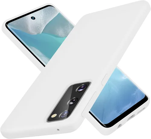 Vista 10 de Funda de silicona líquida compatible con Galaxy S20 FE 5G, protección de cuerpo completo de goma de gel a prueba de golpes para Galaxy S20 FE 6.5