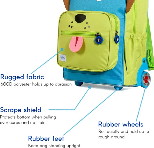 Vista 5 de TWISE Mochila de viaje para niños y niños pequeños