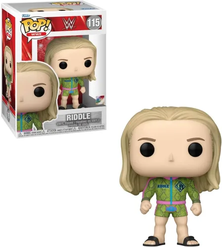 Vista 6 de POP WWE: Matt Riddle Funko Figura de vinilo (empaquetado con funda protectora de caja compatible), multicolor, 3.75 pulgadas