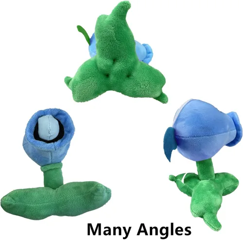 Vista 5 de JHESAO 8 "Plantas de guisantes y zombies Peashooter Plush Zombies Toys PVZ Plush 1 2 Peluche suave muñeca de guisante de hielo juguete nuevo