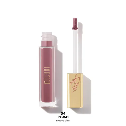 Vista 3 de Milani Amore Satin Matte Lip Crème - Plush (0.22 onzas líquidas) Brillo labial nutritivo libre de crueldad animal con un acabado mate suave
