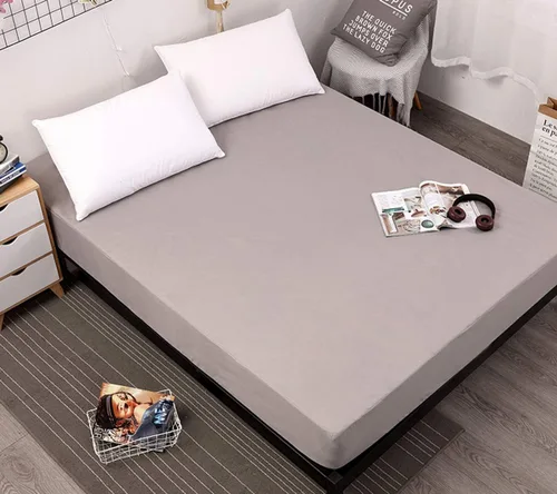 Vista 7 de Protector de colchón impermeable para cama transpirable con bolsillo profundo de hasta 12.0 in (negro, doble)