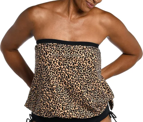 Vista 3 de Maxine Of Hollywood Traje de baño tankini bandeau estándar para mujer