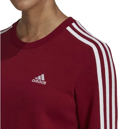 Vista 9 de adidas Sudadera Essentials de forro polar con 3 rayas para mujer