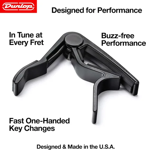 Vista 3 de Ceja de guitarra Jim Dunlop 83_52553 , Negro