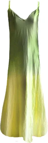 Vista 2 de Plus Size Maxi Dresses for Women Summer Casual Dress with Pockets Tie Dye Solid Color V Neck Sleeveless Dress