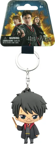 Vista 2 de HARRY POTTER Llavero Kawaii de espuma 3D, accesorio para llaves multicolor, 3 pulgadas