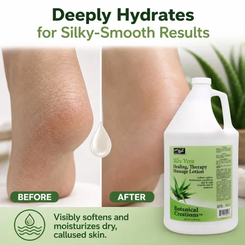Vista 5 de PRO NAIL - Loción de masaje de terapia curativa - Pedicura profesional, manicura corporal y con aceite caliente, infundida con aceites naturales
