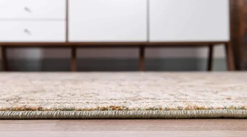 Vista 4 de Unique Loom Palace Collection - Alfombra rectangular (2 pies 2 pulgadas x 3 pies 1 pulgada, verde claro/marrón)
