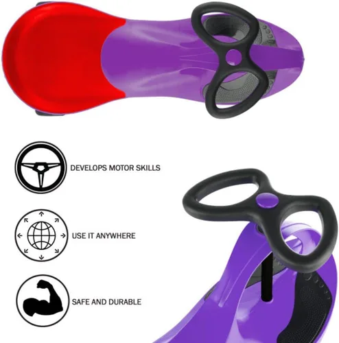 Vista 2 de Wiggle - Juguete para montar en coche, sin baterías, engranajes o pedales, giro, giro, ir al aire libre para niños de 3 años en adelante por Lil