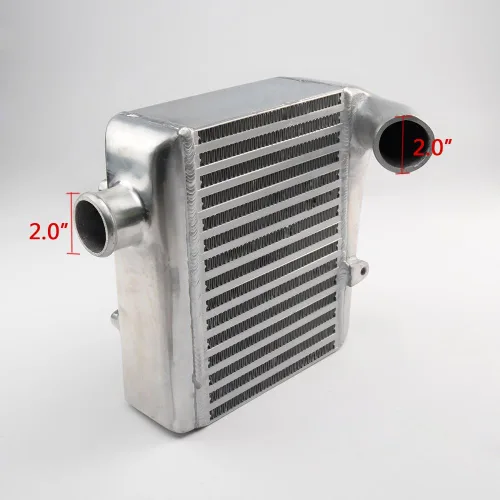 Vista 4 de Kit de refrigeración intercooler de aluminio mejorado con pernos de montaje lateral dual compatible con Nissan 300ZX Twin Turbo 1990-1996