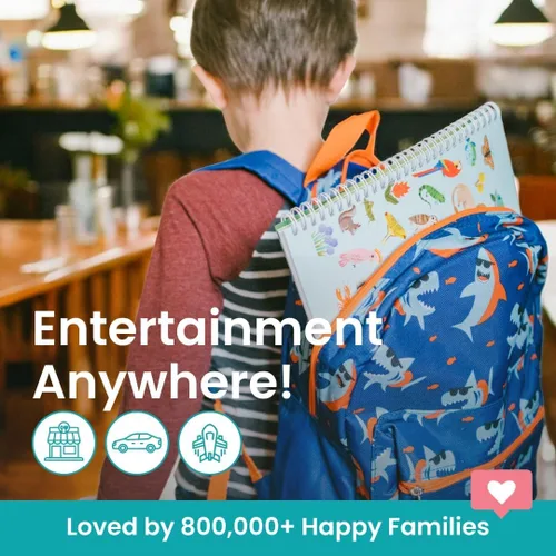 Vista 8 de Cupkin Libro de calcomanías de princesas para niños, un mundo mágico de Cupkin, artículos esenciales de viaje en avión para niños pequeños, más