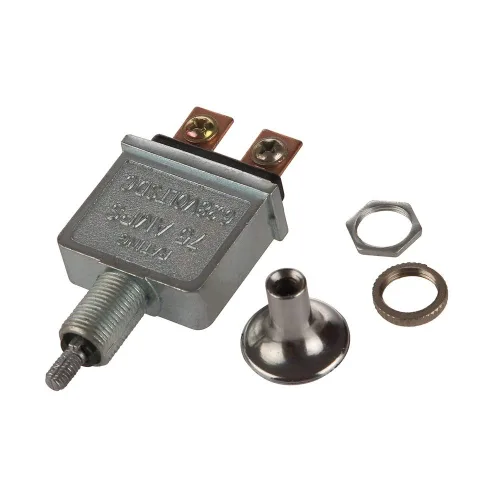 Vista 3 de HMY Interruptor de palanca de 75 amperios 6-28 voltios de alta resistencia con 2 posiciones, 4 terminales reemplazados con faros de control