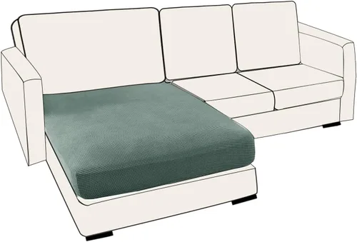 Vista 59 de UNBBRRL Fundas de cojín de asiento para sofá, elásticas, funda de cojín individual para sofá, fundas de cojín para sofá, fundas de héroe protegen