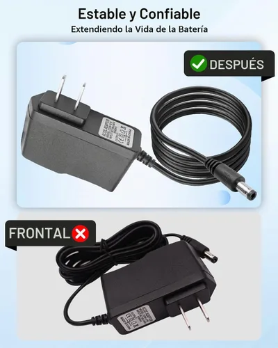 Vista 4 de Cargador de 12 V apto para FanttikRide N7 Pro para juguete eléctrico Wiggle Car