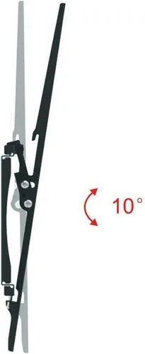 Vista 5 de NTQinParts Soporte de pared para TV plano con inclinación de 10° para Insignia NS-42F201NA23 de 42 pulgadas, NS-32F201NA23 Smart HD LED TV de 32