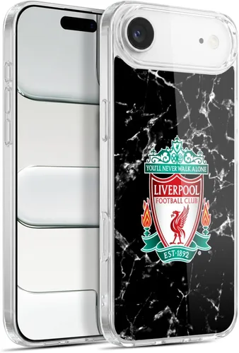 Vista 74 de Oficial LIVERPOOL Football Club 2017/18 Mármol Soft Gel Case para iPhone de Apple 7 Plus/8 PLUS Escudo negro.
