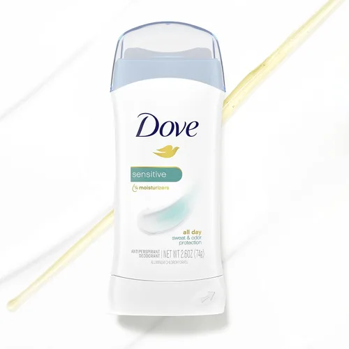 Vista 4 de Dove Desodorante Antitranspirante, Sensitive, 2,6 oz, 6