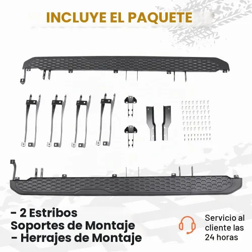 Vista 7 de Estribos laterales para 2023 2024 2025 2026 Honda CR-V CRV, estilo OE