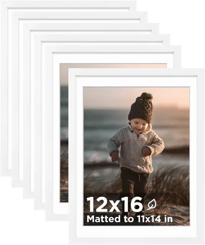 Vista 14 de KINLINK Juego de 6 portarretratos de 4 x 6 pulgadas, color negro, marcos de fotos de madera con plexiglás para 4 x 6 pulgadas sin paspartú para mesa