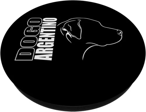 Vista 2 de Funny proud Dogo Argentino profile dog mom dog PopSockets Standard PopGrip