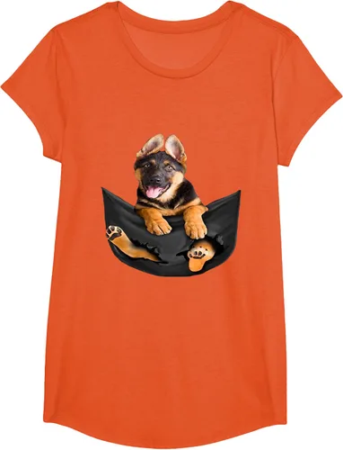 Vista 72 de Dog Lovers Gifts - Camiseta divertida con cara de perro con bolsillo, Negro, S