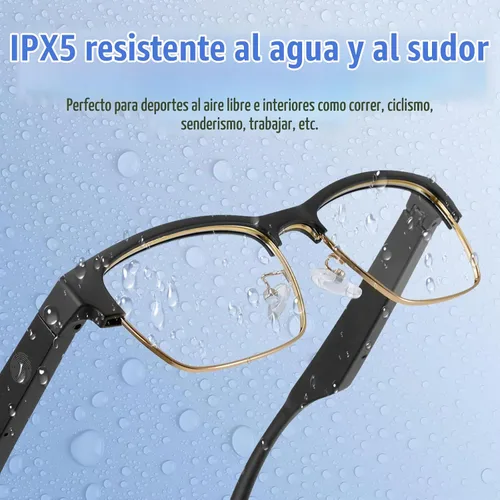 Vista 7 de Lentes inteligentes para hombres y mujeres, gafas Bluetooth con audio de oreja abierta