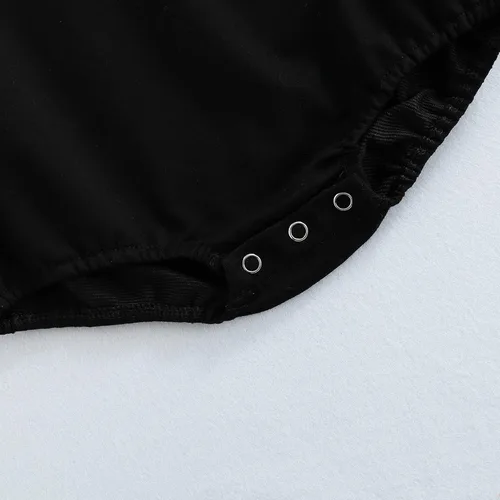 Vista 6 de Sudaderas de gran tamaño para bebés y niñas recién nacidas, overol de manga abombada, suéter de otoño e invierno