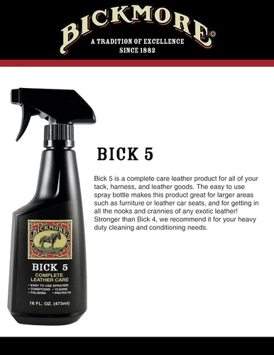 Vista 3 de Bickmore Bick 5 Cuidado completo del cuero, 16 fl oz