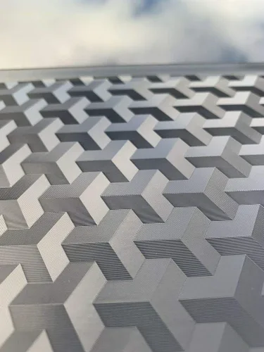 Vista 9 de VViViD Envoltura de vinilo de fibra de carbono negra de diseñador (carbono triangular, 1 pie x 5 pies)