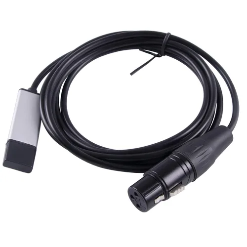 Vista 7 de Adaptador de interfaz USB a DMX RS485 Convertidor Serial 3PIN XLR LED DMX512 Freestyler Software PC a escenario Control de iluminación Cable