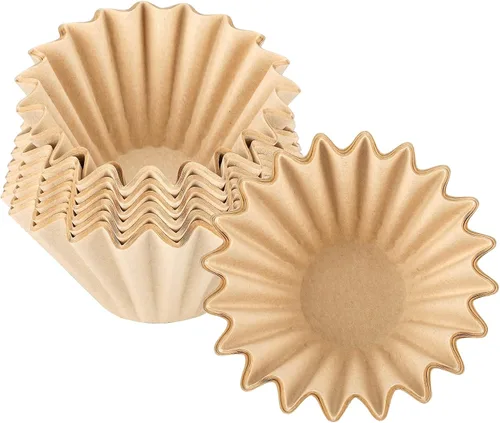 Vista 18 de EUSOAR Filtros de café sin blanquear de 1 a 2 tazas, paquete de 50 filtros de café desechables de papel marrón natural, para cafeteras de vertido