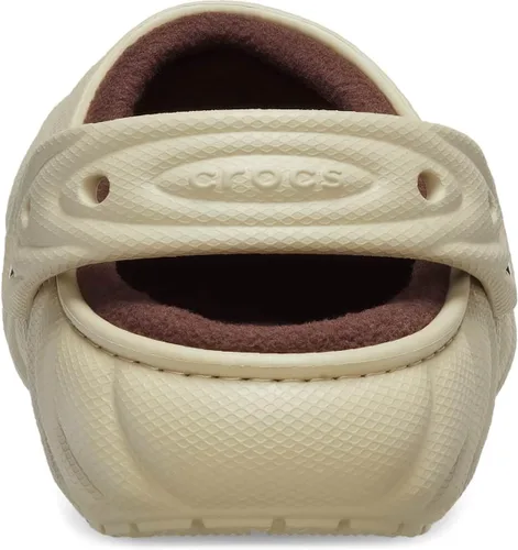 Vista 6 de Crocs Zuecos Unisex para Adultos Classic Lined Overpuff y Geometric Fuzzy