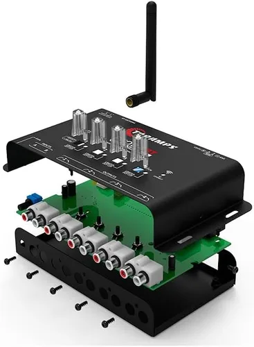 Vista 12 de Taramps Pro 2.4 BT Bluetooth DSP Crossover Full, procesador de señal digital, ecualizador de audio para automóvil con aplicación, ganancia de hasta