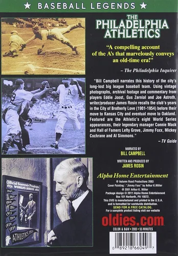 Vista 2 de Baseball - The Philadelphia Athletics, 1901-1954 DVD