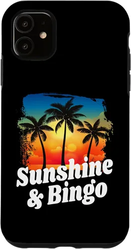 Vista 5 de Funda de playa para iPhone 15 Sunshine and Bingo con divertido jugador jugando ganador