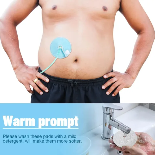 Vista 2 de Tondiamo 28 Paquetes Cubiertas de Botón de Tubo g Almohadillas de Tubo de Alimentación Suministros Almohadillas de Algodón Suaves para Alimentación