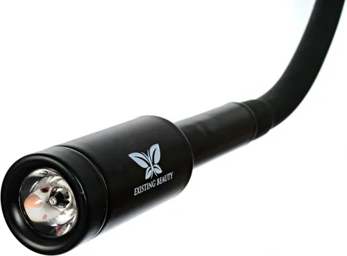 Vista 4 de Existing Beauty Lámpara UV para extensiones de pestañas, luz UV con control de pedal de pie, mejora la longevidad de las pestañas, para técnicos