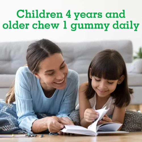 Vista 4 de Garden of Life Gomitas probióticas para niños, 3 mil millones de UFC, sabor a cereza, probióticos una vez al día sin azúcar para niños, probióticos