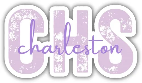 Vista 6 de CHS Charleston - Adhesivo de viaje con código del aeropuerto de Carolina del Sur, varios colores, cuaderno planificador de botellas de agua
